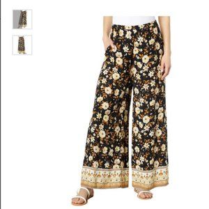 Rip Curl Wide Leg Patterned Pants